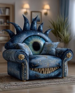Some cute house monsters 🫶 We got a TV, couch, candle holders etc. #synthography #animationart #fantasyart #animationvideo #cutemonster #weirdart #oddities | Ashleigh Adkins