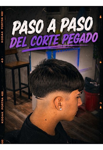 Paso a paso del corte pegado ⚡️💈🦾 #barberia #barbero #tutorial #pasoapaso