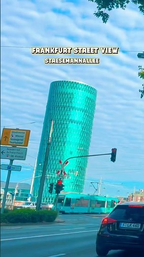 ❤️Frankfurt street view: Stresemannallee, Schaumainkai#frankfurt#views#travel#tourism
