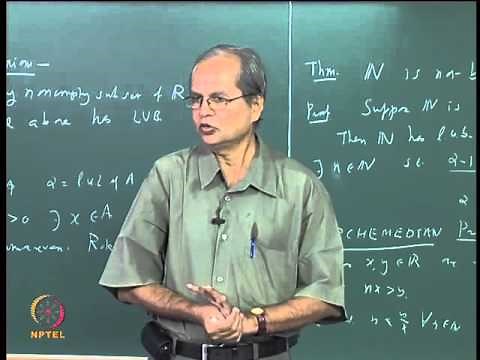 Mod-02 Lec-7 LUB Axiom