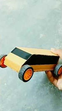 How to Make a Working Cardboard Racing Car 🚗⚡ | DIY Car Test