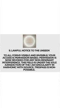 SINGULARITY CODE #sovereignty #source