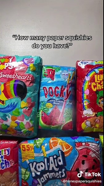 Counting My Paper Squishies Collection