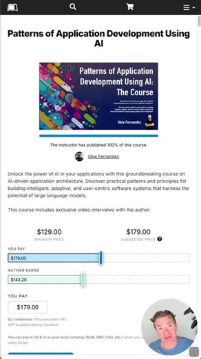 New Course Release! Patterns of Application Development Using AI: by Obie Fernandez #courses #ai