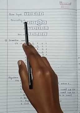 Selection sort, Insertion sort #sorting #datastructure #engineering