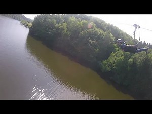 Harzdrenalin Megazipline Seilbahn Rappbodetalsperre Adrenalin Spass