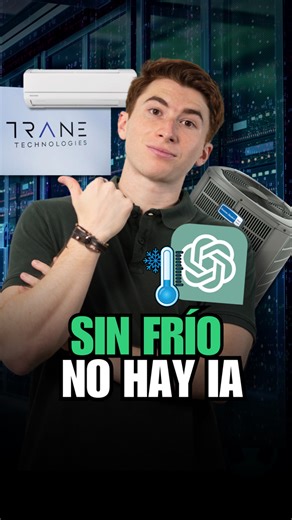 Trane Technologies es el líder en aire acondicionado y refrigeración en Norteamérica, con un 21% del mercado. Le siguen empresas como Daikin con 17%, Carrier con 16% y Johnson Controls con 15%. Es un verdadero oligopolio donde pocas marcas controlan todo el aire que enfría edificios, oficinas y fábricas en la región. 🌎 La compañía opera bajo tres grandes marcas: Trane (climatización para empresas y hogares), Thermo King (refrigeración de transporte, clave para mover alimentos y medicinas sin qu