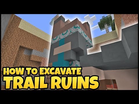 How To EXCAVATE TRAIL RUINS In MINECRAFT
