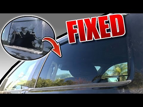How To Replace A Broken Car Window!!/Dodge Ram Truck/