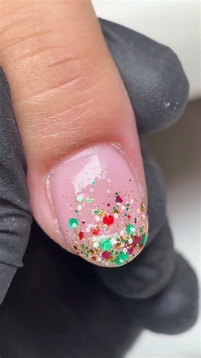 Spring Nails 🌸✨ DIY Aura Nails + Almond Shape | Nail Art at Home #shorts