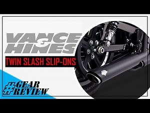 Vance and Hines 3 Inch Twin Slash Slip-ons Exhaust Review on Harley Sportster Iron 883
