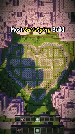 How to make a heart firework show in Minecraft.