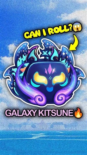 Can I Roll GALAXY KITSUNE?... #roblox #shorts