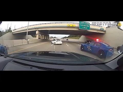 Michigan police use grappler to stop stolen car on I-96