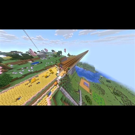 Minecraft survival Build 😱🤩 | longest Bridge