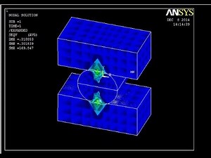 Use of contact pair in Ansys / Hertzian stresses on contact