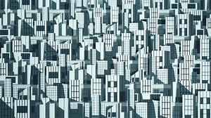 Blue Futuristic Cityscape Abstract Urban Background Stock Footage Video (100% Royalty-free) 1097461913 | Shutterstock