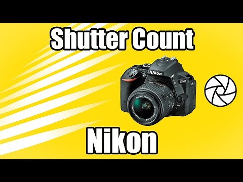 How to get Shutter Count of Nikon camera
