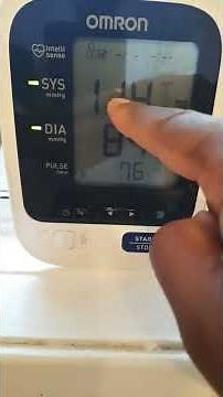 Learn how to read an electronic blood pressure monitor in one minute