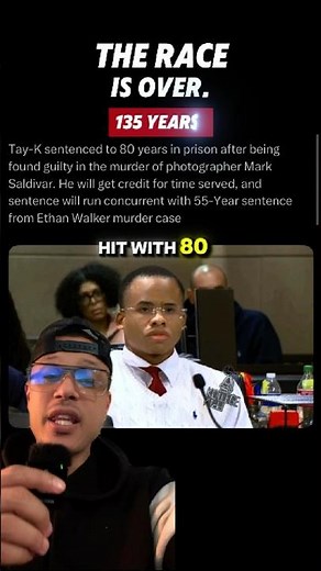 Tay-K got 80 more years in prison… The Race really turned into a life sentence. #tayk #shorts