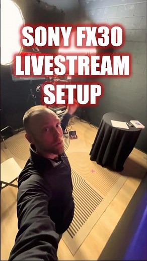 Sony FX30 Compact Live Stream Setup
