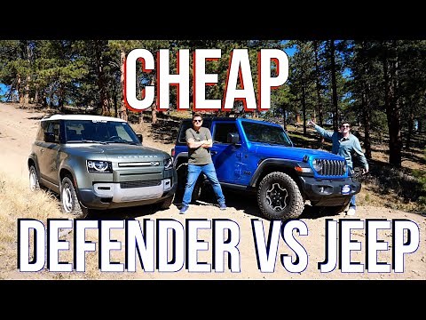 Cheap Jeep vs "Cheap" Land Rover Defender Off-Road Comparison - One Of These Makes It Look Easy!