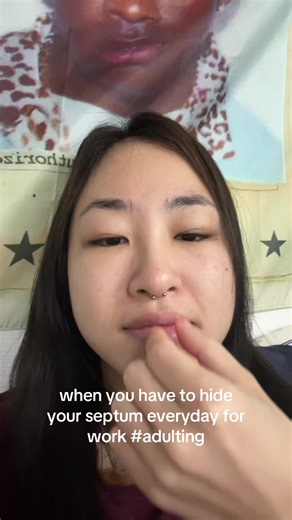 septum piercing problems 😔