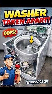 Washer Leaking Water? EASY Hose Fix! #washerrepair #appliancetips #fititfast