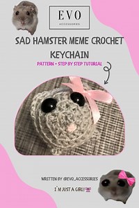 Sad Hamster Crochet Pattern: Viral Meme Amigurumi (digital PDF Download) - Etsy Australia