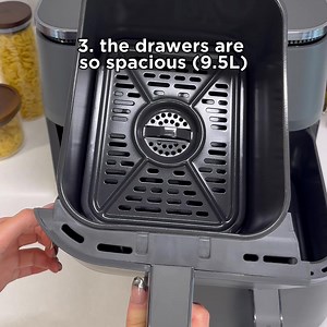 New look, powerful performance! ⚡ The Ninja MAX 6-in-1 Dual Zone Air Fryer brings a sleek design and dual independent zones to your kitchen. Cook two dishes at once with style. Ready for a kitchen upgrade? Get yours now! | Ninja Kitchen UK