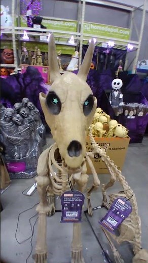 2025 Home Depot Animated Skelly's Sitting Dog With LifeEyes Animatronic Review Halloween