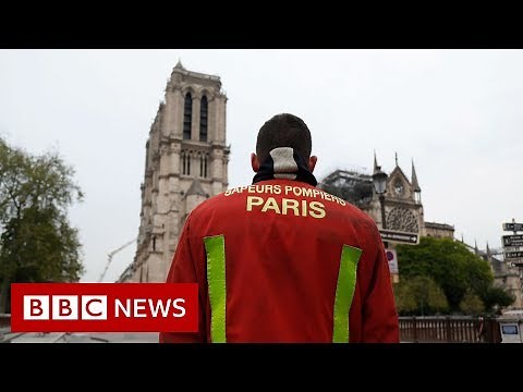 Notre Dame: Priceless artefacts saved from blaze - BBC News