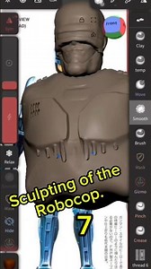 Sculpting of the Robocop 7