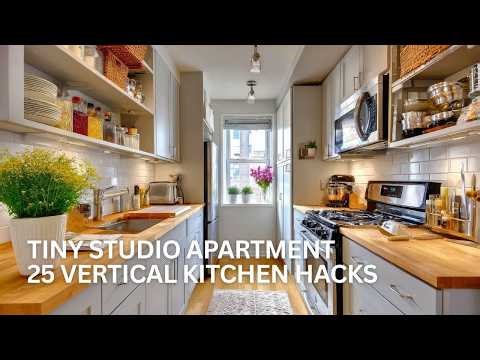 NYC Apartment Kitchen Tour: Maximize Space with Vertical Hacks
