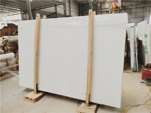 [Hot Item] Super White Artificial Marble Engineered Marble Stone for Countertops/Vanity Tops/ Wall and Floor Tiles