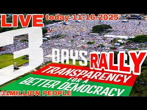 LIVE TODAY LUNETA MANILA PHILIPPINES MASSIVE RALLY KUNTRA SA CORRUPTION