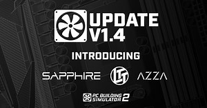 1.3K views · 87 reactions | PC Building Simulator 2 v1.4 is LIVE. Today we’re welcoming SAPPHIRE, AZZA, de-lidding CPUs the Der8auer way, and sharing an exciting segue to our new workshop theme – Linus Tech Tips! Read all about it here: https://epic.gm/pcbs2-v1-40 | PC Building Simulator | Facebook
