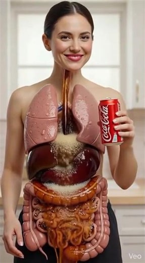 What Happens Inside Your Body When You Drink Coca-Cola? 🥤 | 3D Digestive System Animation