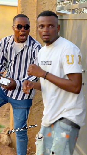 He wan run baba street 😅😂 | Lucky Visual Skits