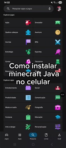 Instalar minecraft Java no celular sem vírus #minecraft #java #celular #mobile #instalar