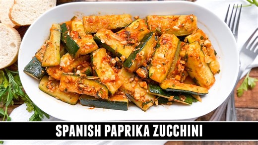 Spanish paprika zucchini recipe: Easy and flavorful Mediterranean side dish