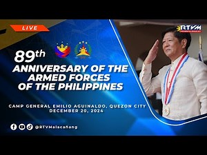89th Anniversary of the Armed Forces of the Philippines 12/20/2024