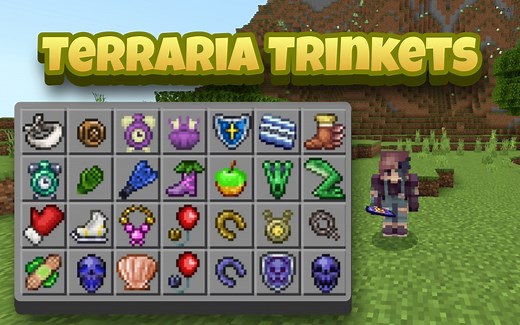 [基岩版模组推荐] 我的世界用泰拉饰品，双厨狂喜-泰拉饰品(8.5分)