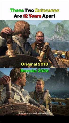 These Two Cutscenes Are 12 Years Apart - Assasin Creed Remake
