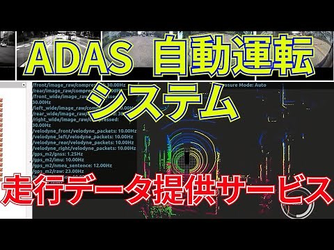 ADAS・自動運転システム開発向け走行データ提供サービスのご紹介