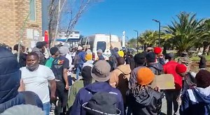 8.7K views · 158 reactions | Students at the Central University of Technology are protesting on the Bloemfontein campus against an alleged rape of a fellow student over the weekend. Among others, they also complain about accommodation and study allowances.  Makgala Masiteng | SABC News Free State | Facebook