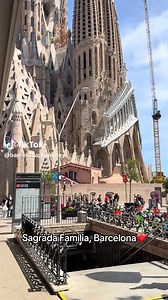 La iglesia más grande del mundo❤️ Sagrada Família, Barcelona📍 #barcelona #spain