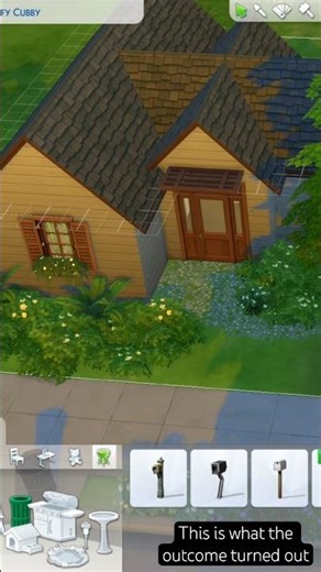 Base Game Starter House #sims4 #starterhome #sims4basegame #sims4build #sims4housebuild