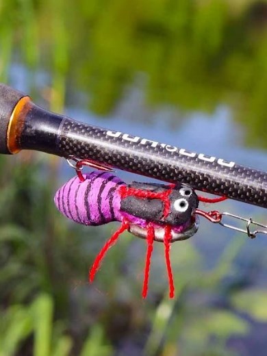 Crear un señuelo para peces inspirado en arañas