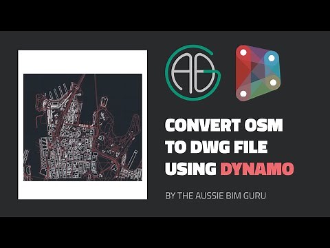 Convert Street Maps to DWG using Dynamo!